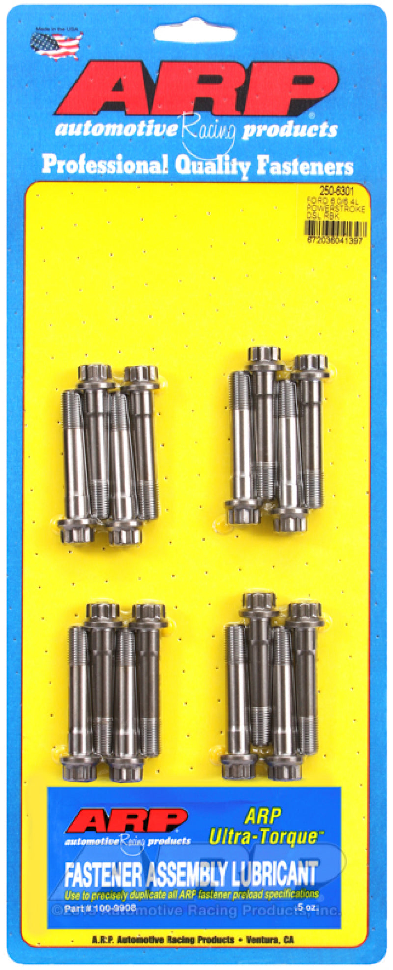 ARP Ford 6.0/6.4L Powerstroke Diesel Rod Bolt Kit - 250-6301 by ARP