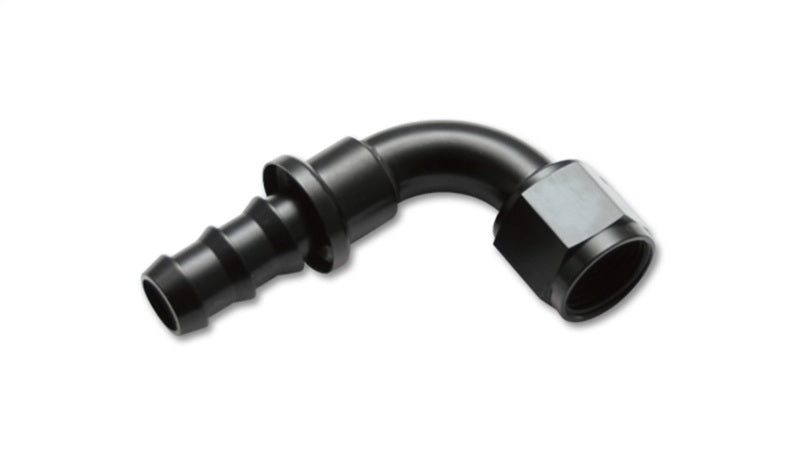 Vibrant -10AN Push-On 90 Deg Hose End Fitting - Aluminum - 22910 by Vibrant - front view