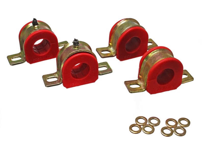 Energy Suspension 1-1/4in Gm Greaseable S/B Set - Red - 3.5177R for 1973-1986 Chevrolet C10 Suburban - front view