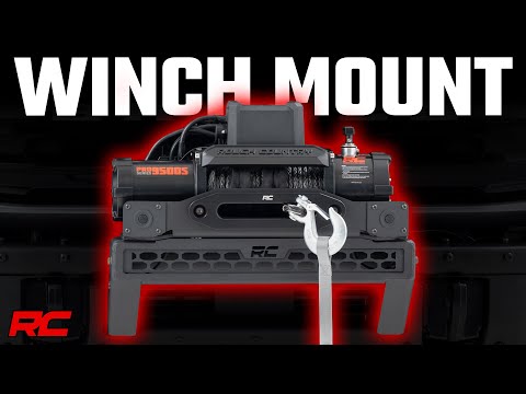 Rough Country - Winch Mount Fits OE Modular Bumpers | Ford Bronco 4WD (2021-2023)