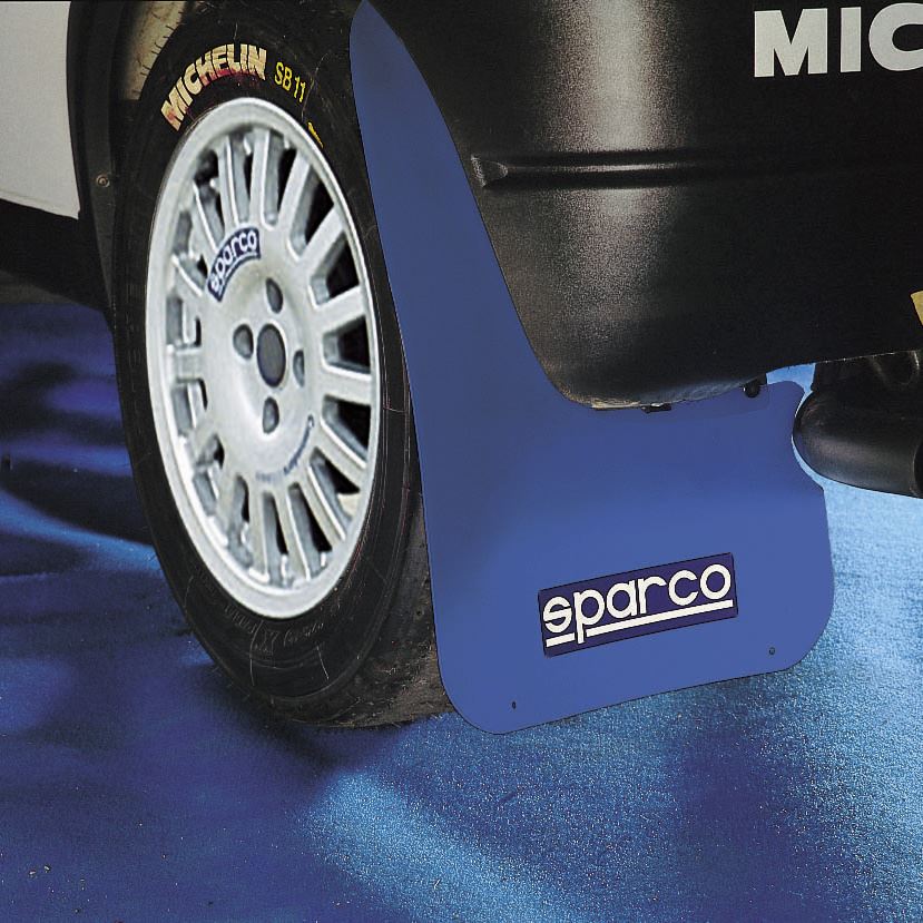 Sparco Mud Flap Pair White - 03791