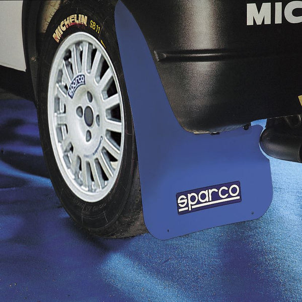 Sparco Mud Flap Pair White - 03791