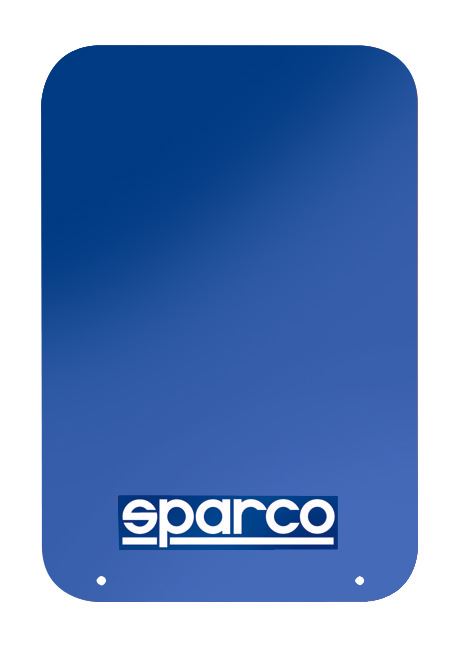 Sparco Mud Flap Pair White - 03791