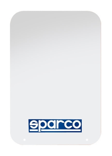 Sparco Mud Flap Pair White - 03791