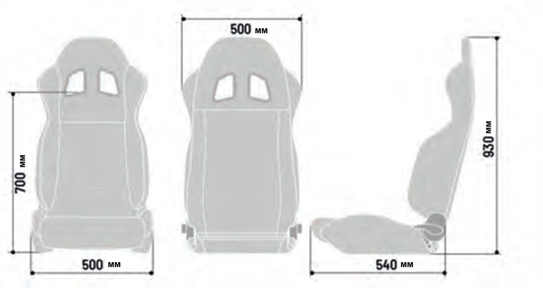 Sparco Seat R100 Black/Red - 009014NRRS