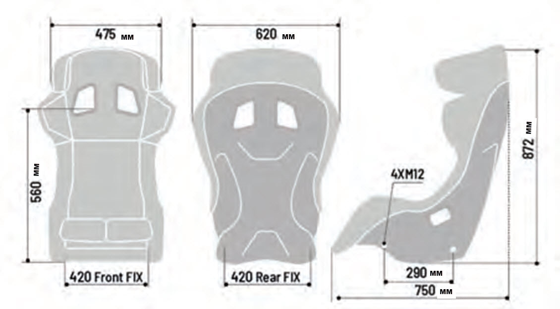 Sparco Seat Adv Competition - 008034ZNR