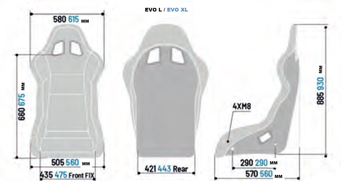 Sparco Seat EVO L QRT X Carbon Black - 008013ZXNR
