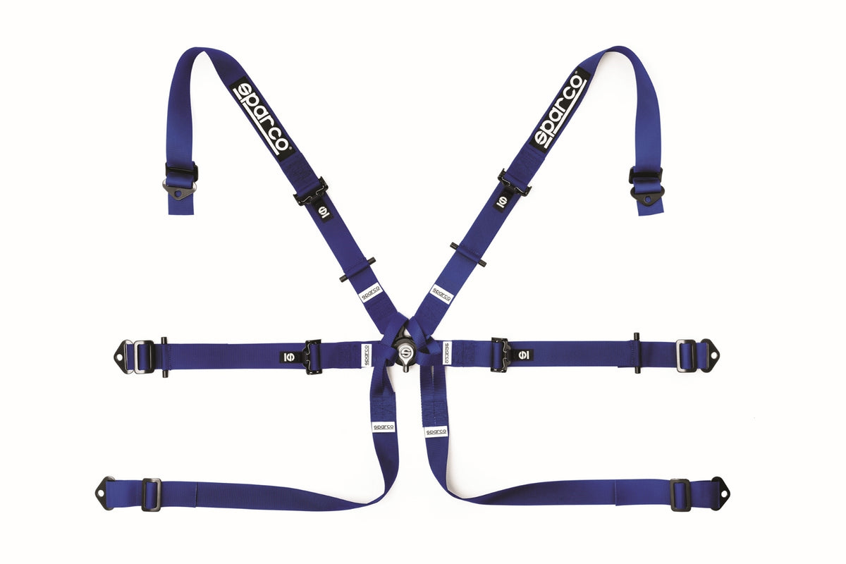 Sparco Belt 6 Pt 2in Pd Blue - 04834HPDSFIAZ