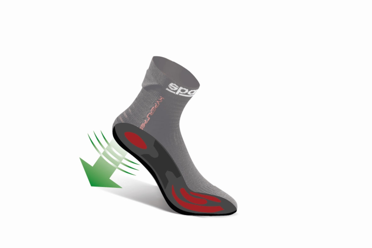 Sparco Socks Hyperspeed 44-45 Black/Blue - 01290NRAZ4445