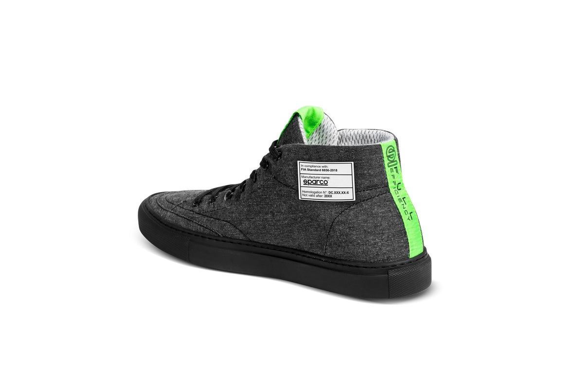 Sparco Shoe Futura Size 44 GRY/GRN - 0012A444GRVF