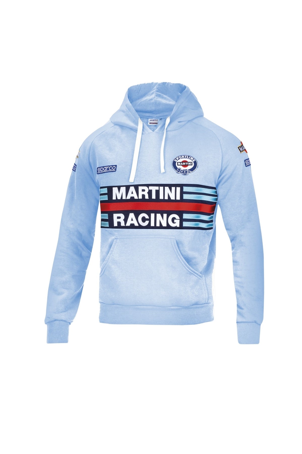 Sparco Hoodie Martini-Racing Medium Celeste - 01279MRCE2M