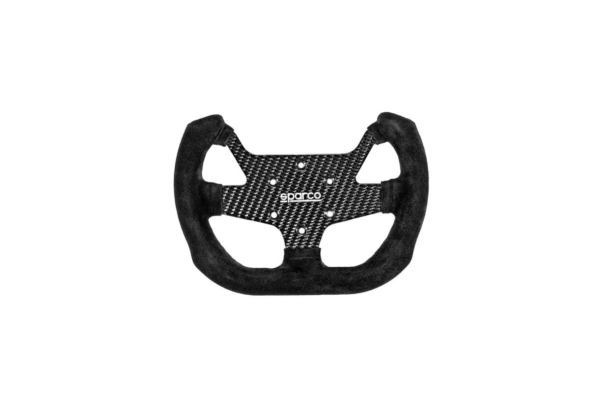 Sparco Steering Wheel F10C Carbon Suede Black - 015PC270SSN