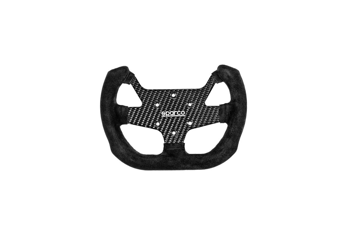 Sparco Steering Wheel F10C Carbon Suede Black - 015PC270SSN