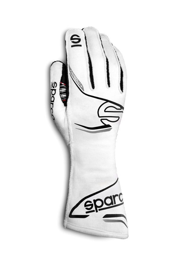 Sparco Glove Arrow 12 WHT/BLK - 00131412BINR