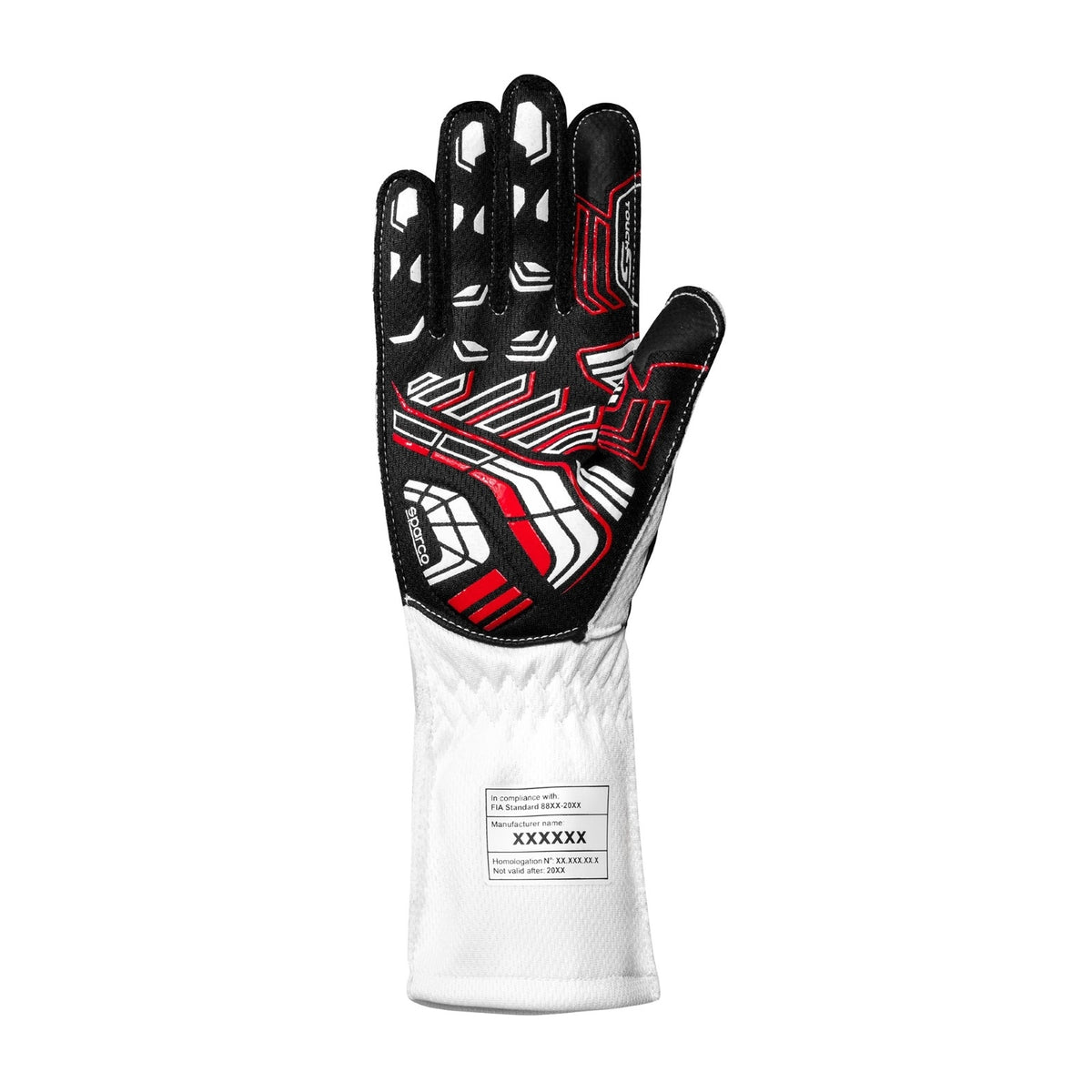 Sparco Glove K-Arrow Plus 10 WHT/BLK - BKG0003B0W08010