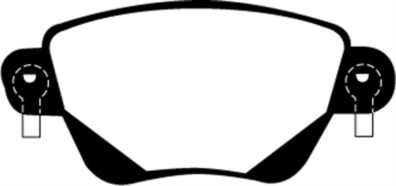 EBC 01-04 Jaguar X-Type 2.5 Ultimax2 Rear Brake Pads - UD911