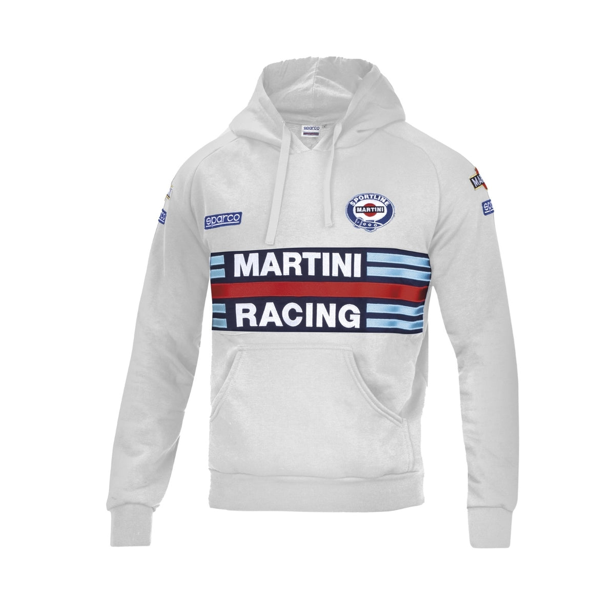 Sparco Hoodie Martini-Racing Medium Celeste - 01279MRCE2M