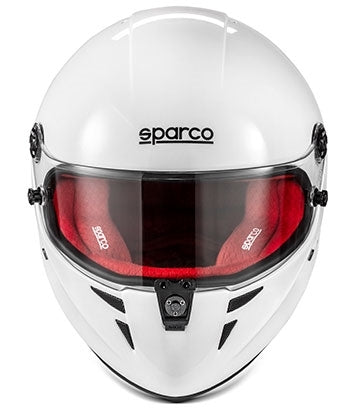 SPARCO Stealth RF 8859 Helmet - Medium Large - White/Red - BRH0007B0W090ML