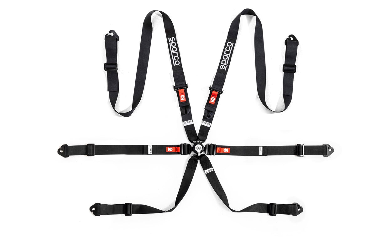 Sparco  BELT COMP H2 PD 6PT STEEL BLK - BRN0040B0K0100N