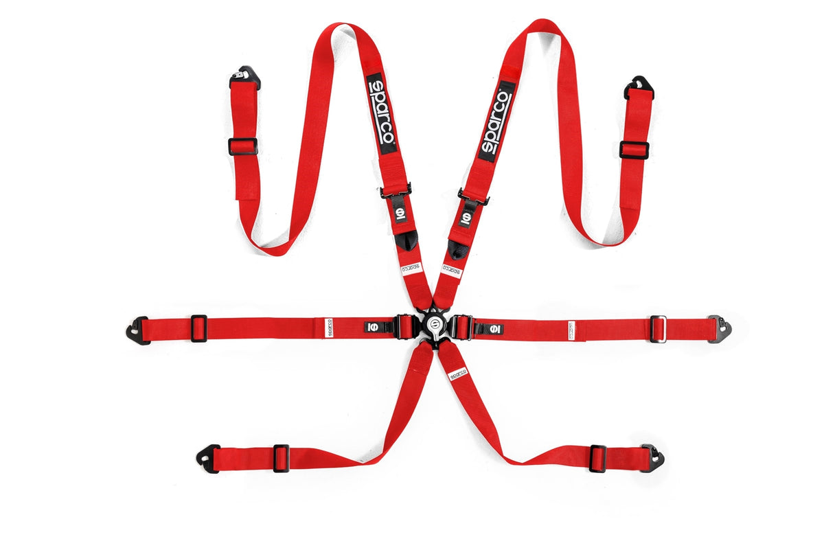 Sparco Belt H-2 PD 6pt 2in Blue Harness - BRN0002B0B0100N