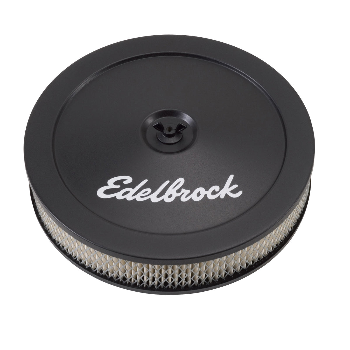 Edelbrock Air Cleaner Pro-Flo Series Round Steel Top Paper Element 10In Dia X 3 5In Black - 1203