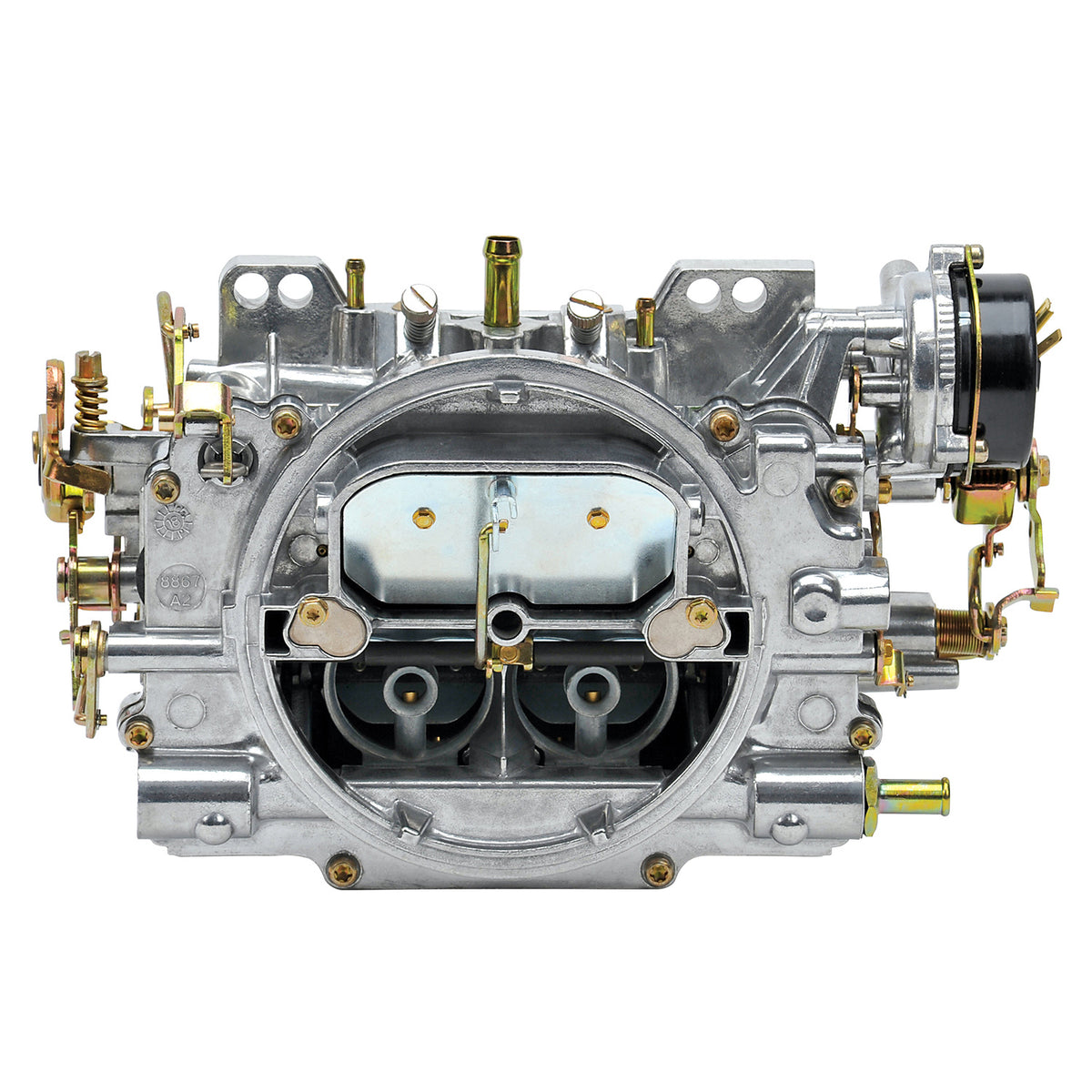 Edelbrock Carburetor Performer Series 4-Barrel 750 CFM Electric Choke Satin Finish - 1411