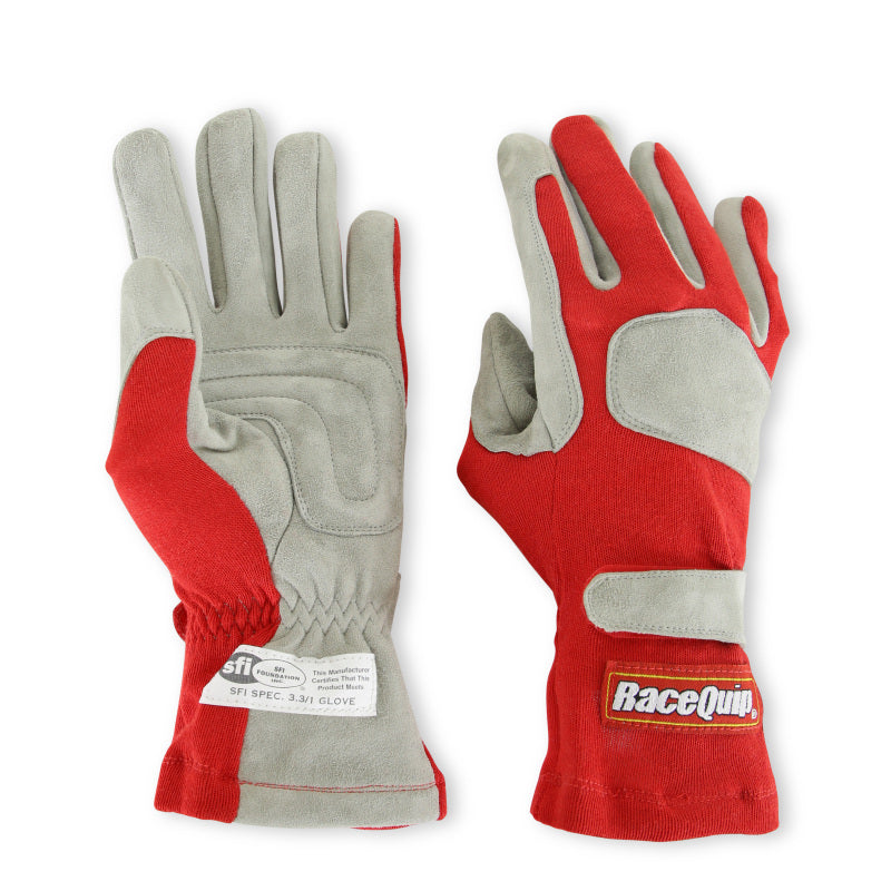 RaceQuip Red 1-Layer SFI-1 Glove - Small - 351012RQP