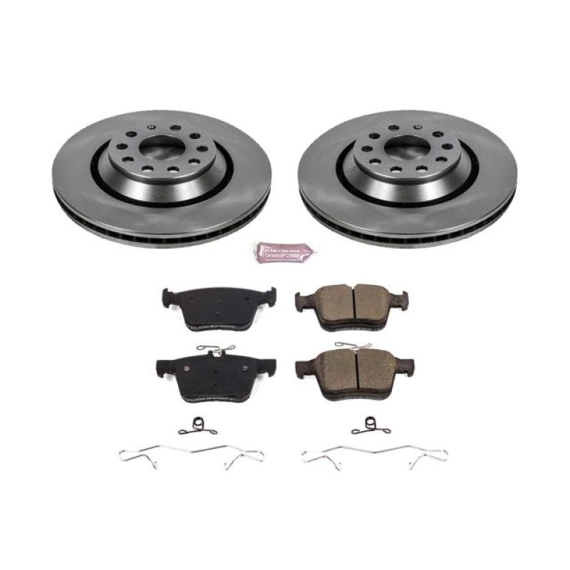 Power Stop 17-19 Audi RS3/Golf R Rear Autospecialty Brake Kit - KOE7084
