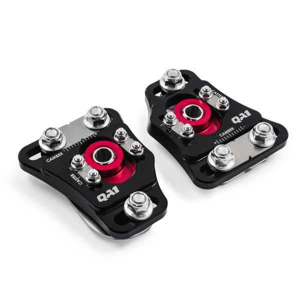 QA1 90-93 Ford Mustang Caster-Camber Plate Kit - CC112 for 1990-1993 Ford Mustang - front view