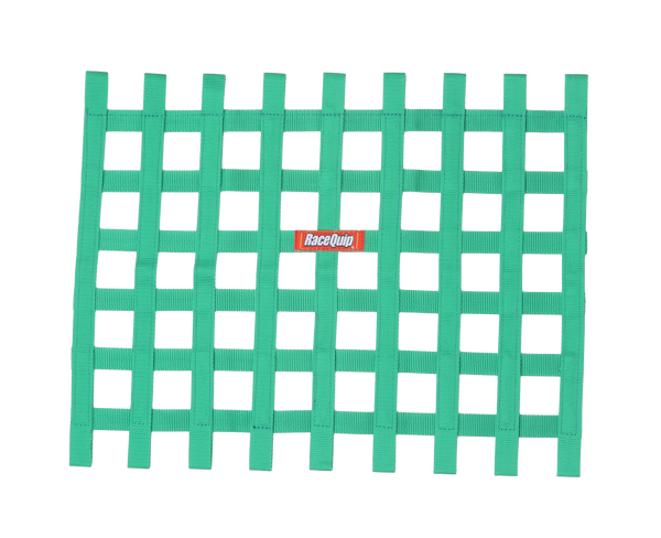 RaceQuip Green Ribbon Window Net