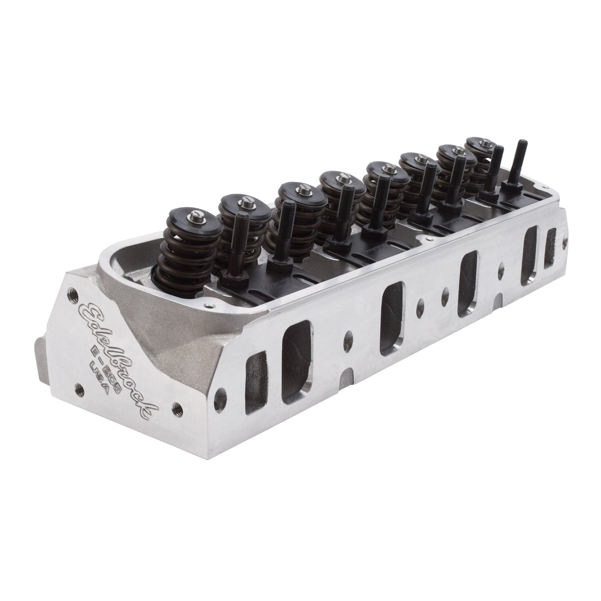 Edelbrock 1Pr SBF Cyl Head E-205 2 08 Intake Complete Complete (Pair) Assembled w/ Springs - 5028