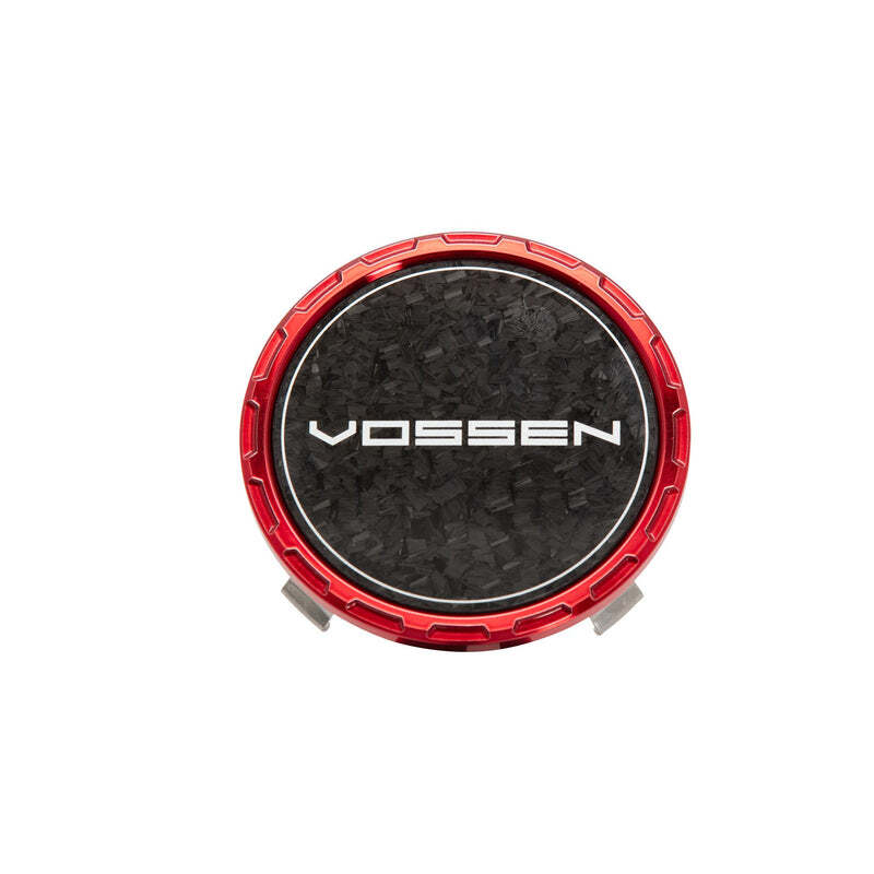 Vossen Classic Carbon Billet Sport Cap 2.0 - Small (VHF) - Transparent Red - Forged (Gloss) - CAPBSC2-SM-CL-RD-F