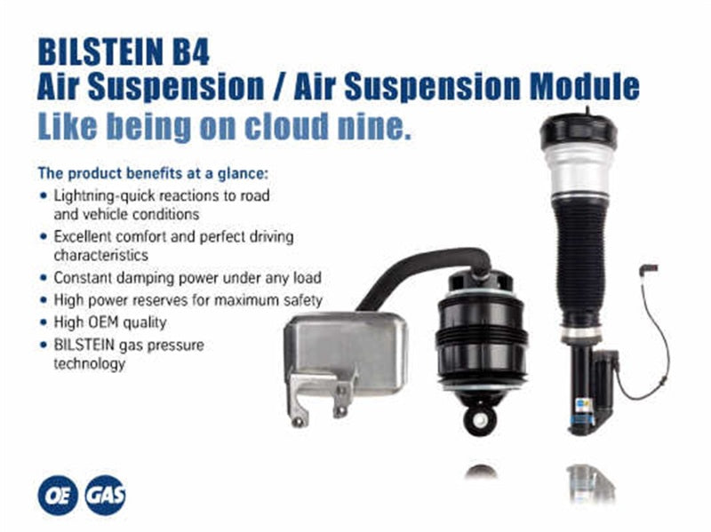 Bilstein B4 2007 Mercedes-Benz S550 4Matic Front Left Air Spring with Twintube Shock Absorber - 44-110482