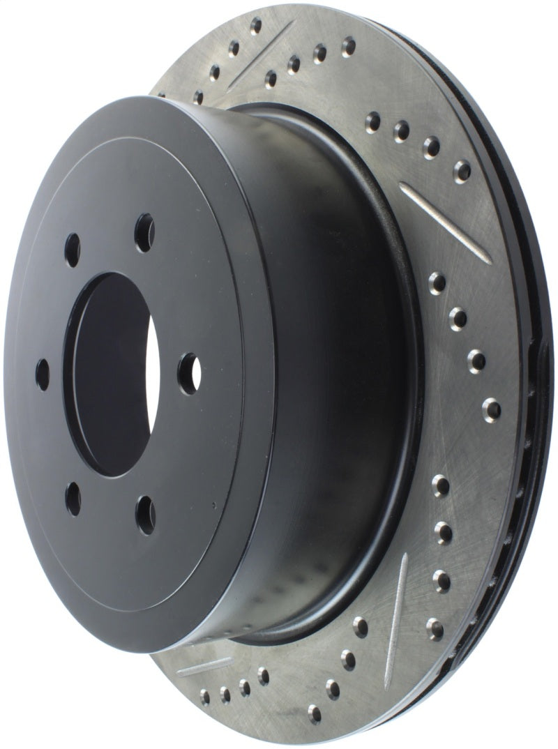 StopTech 04-09 Ford F150 / 06-08 Lincoln Mark LT Rear Right Slotted & Drilled Rotor - 127.65102R