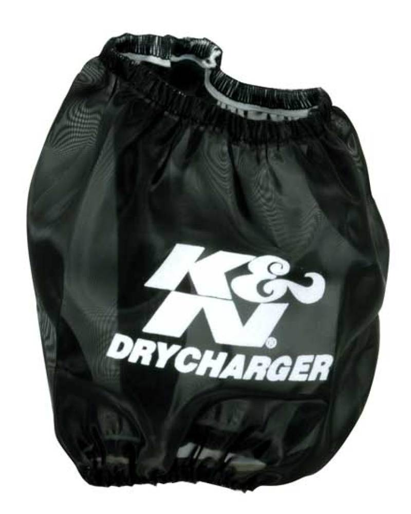 K&amp;N Drycharger Air Filter Wrap-Round Tapered Black 4.75in Base ID x 4.5in Top ID x 4.75in H - HA-6806DK