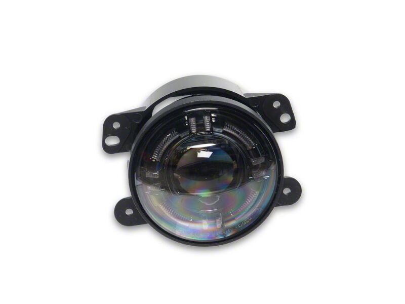 Raxiom 07-18 Jeep Wrangler JK V2 LED Fog Lights with Amber Turn Signals - J238998 - close-up view 2