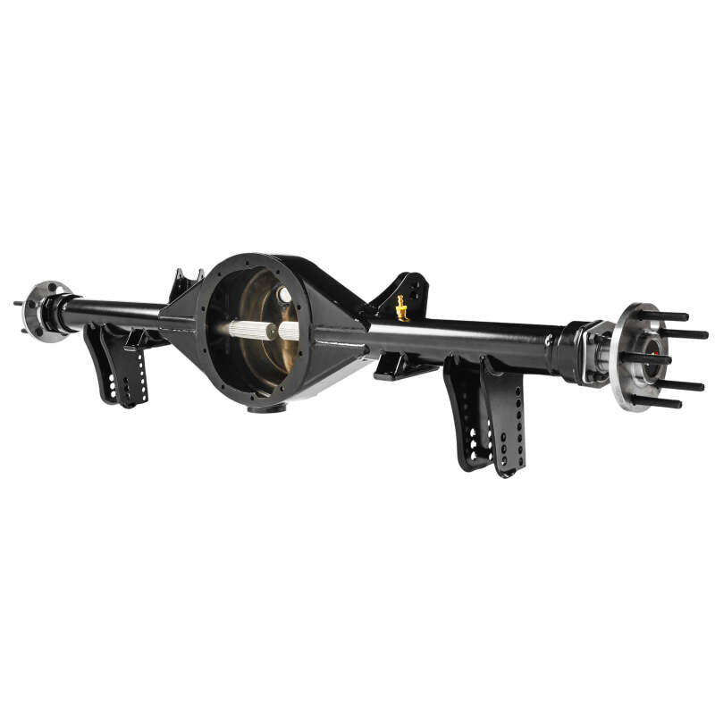 QA1 67-69 F / 68-72 X Body Ford Mustang 9in Narrowed Rear Axle Assembly - R901N for 1969-1972 Chevrolet Nova - close-up view