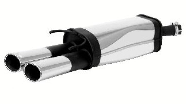 Remus 1994 Opel Tigra A Coupe 1.4L/1.6L Axle Back Exhaust - 622594 0532 by Remus