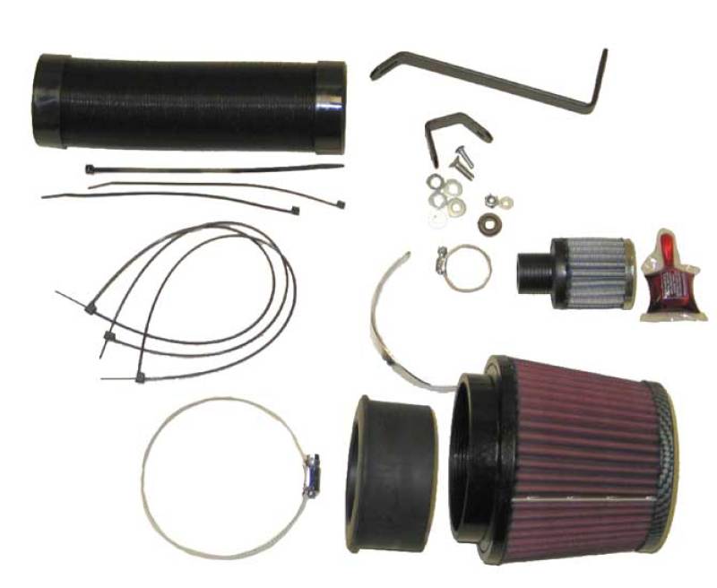 K&N Audi A4 1.8L Turbo 150BHP Performance Intake Kit - 57-0593 for 2000-2004 Audi A4 - front view