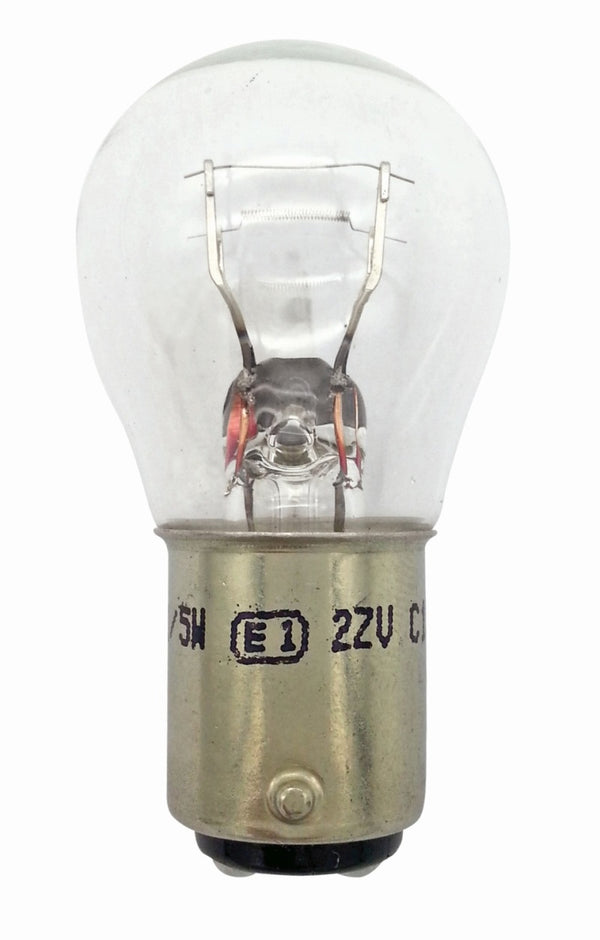 Hella Bulb 7528 12V 21/5W Bay15D S8 (2) - 7528TB for 1995-2006 Audi A6 - front view