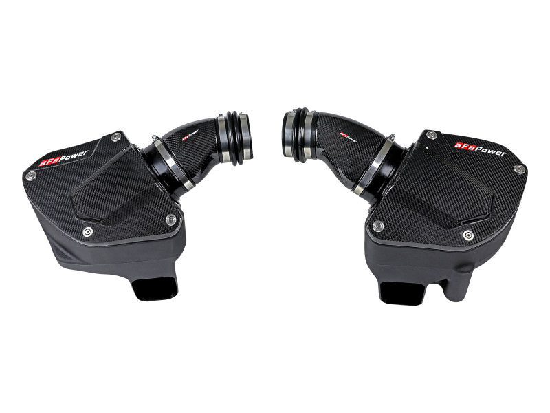 aFe Black Series Stage-2 Carbon Fiber Cold Air Intake System w/ Pro DRY S Media - 18-19 BMW M5 (F90) - 58-10005D