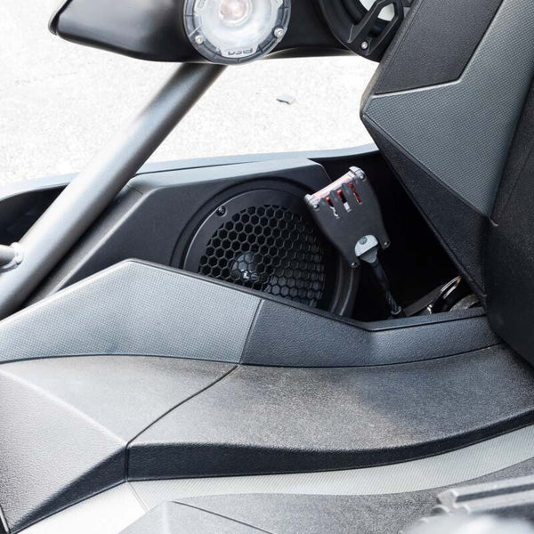 DS18 2015+ Polaris Slingshot Side Panel Enclosure Fits 2x 6.5in & 2x 2.3in (Speakers Not Included) - SLG-SP6 - front view