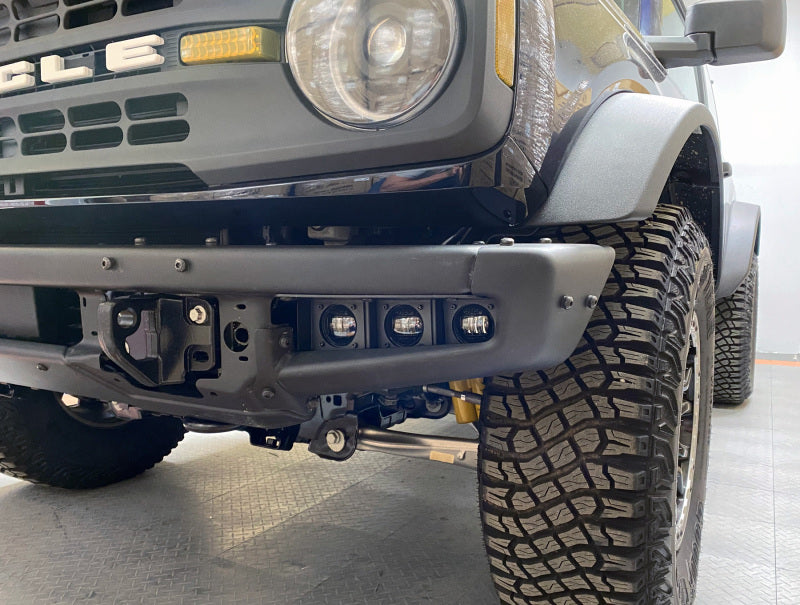 ORACLE Lighting 21-22 Ford Bronco Triple LED Fog Light Kit for Steel Bumper - White SEE WARRANTY - 5890-001