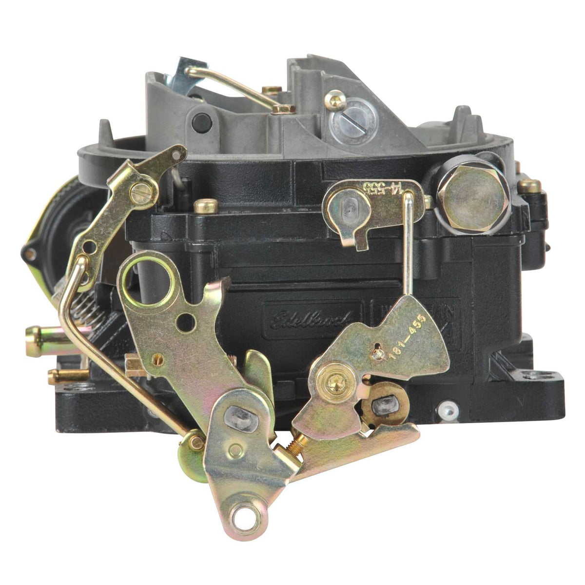 Edelbrock Carburetor Thunder AVS2 Series 650 CFM Electric Choke Black Powder Coated (Non-EGR) - 19063