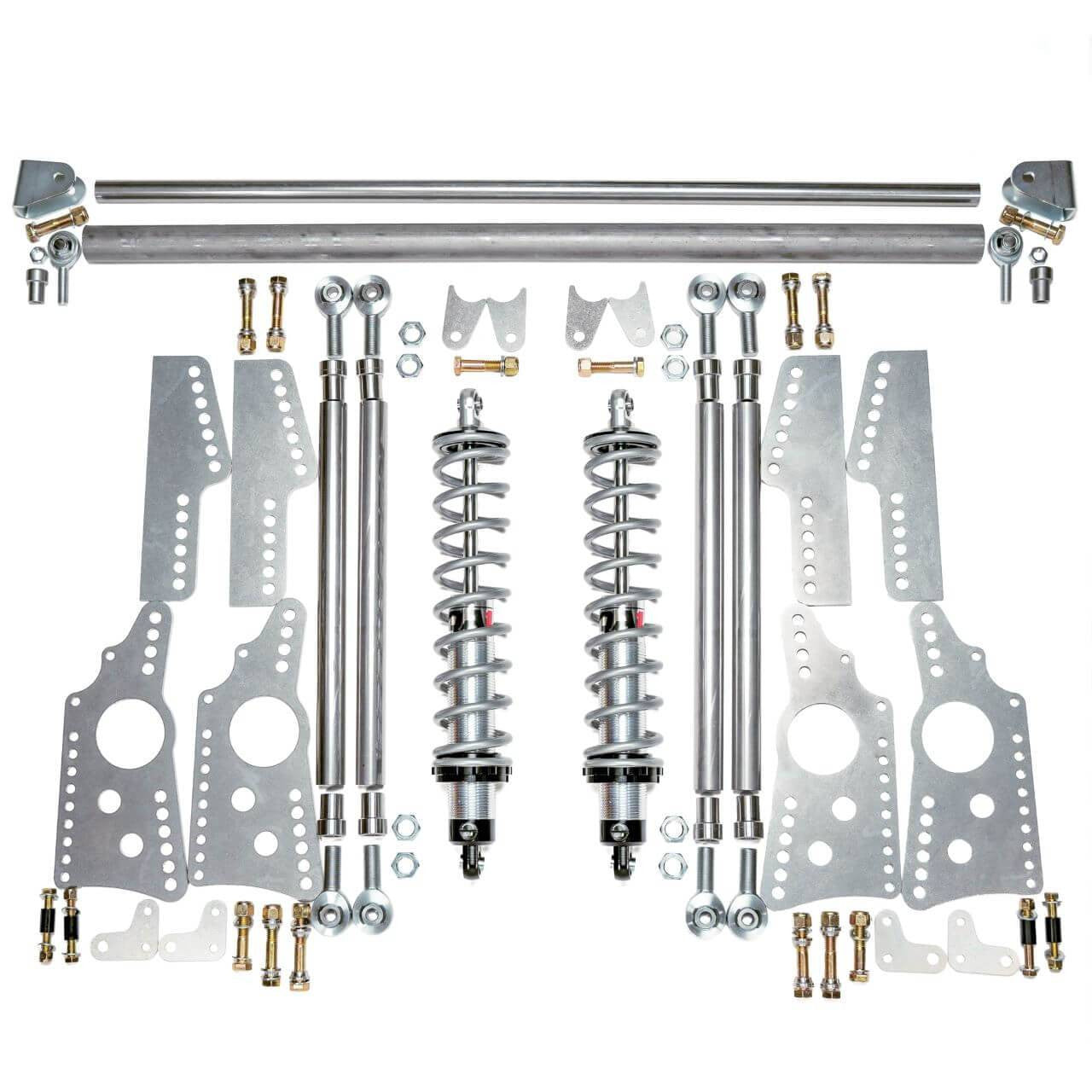 QA1 Heavy Duty Pro Rear Drag 4-Link System - Single Adjustable - 150lb Springs - R170-150