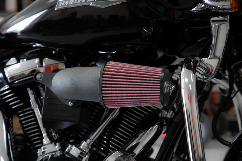 K&amp;N 2017 Harley-Davidson H/D Touring Models Aircharger Performance Intake - Black - 63-1138
