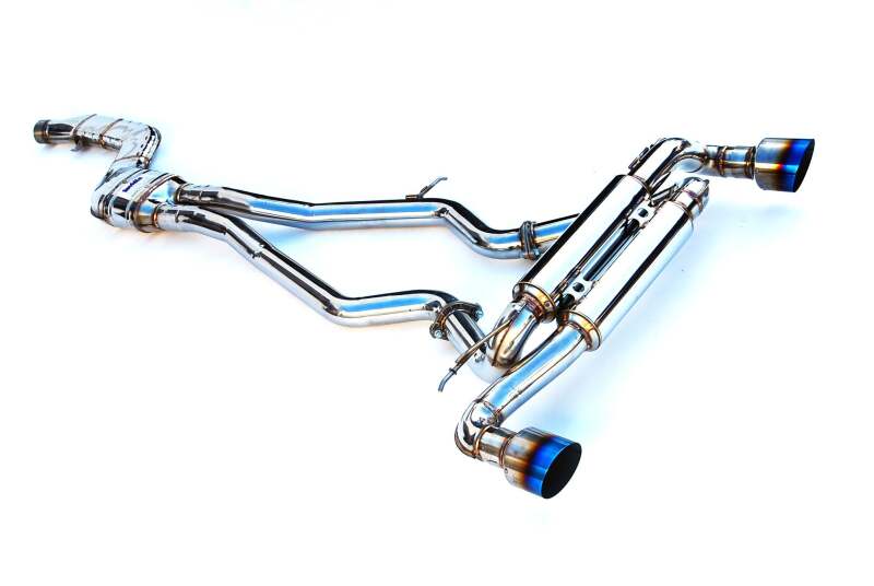 Invidia 19-24 Supra Gemini N1 w/ Valve Single Layer Titanium Cat-Back - HS19TSP4VGM1GT