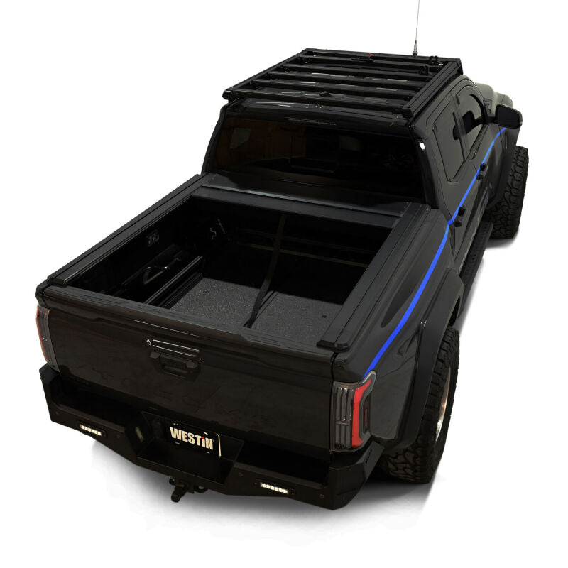Westin 24-26 Toyota Tacoma 5ft Bed Manual Retractable Tonneau Cover - Black - 19-62785