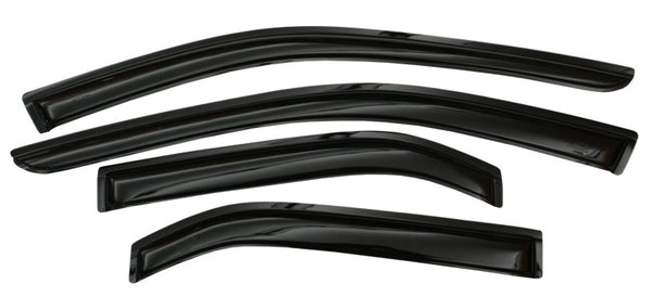 AVS 2019 GMC 1500 Extended Cab Ventvisor Outside Mount Window Deflectors 4pc - Smoke - 94804 for 2019-2026 Chevrolet Silverad