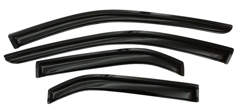 AVS 11-19 Ford Ranger Crew Cab Ventvisor Outside Mount Window Deflectors 4pc - Smoke - 94387